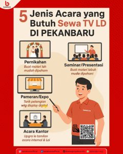 Acara yang butuh sewa tv led di Pekanbaru
