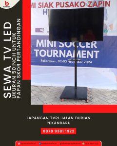 Sewa TV LED 50inci untuk Papan Skor Minisoccer