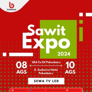 Sewa TV LED untuk Sawit Expo Pekanbaru